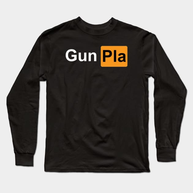 Gunpla Hub Long Sleeve T-Shirt by Wright Designs 